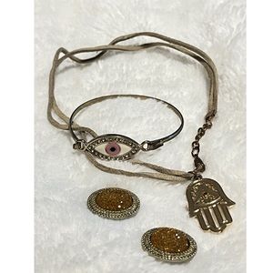 Evil eye Jewelry set